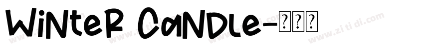 Winter Candle字体转换